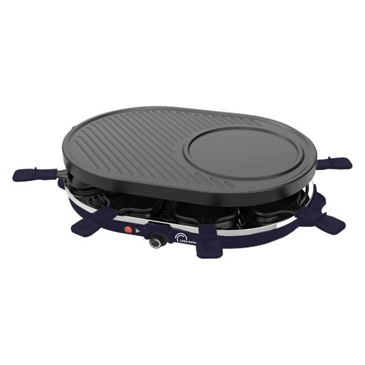 raclette / grill / crêpes 8 personnes bleu nuit - multi cheese - 8749 - little balance