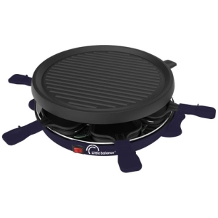 raclette 6 personnes bleu nuit - cheese & fun - 8747 - little balance