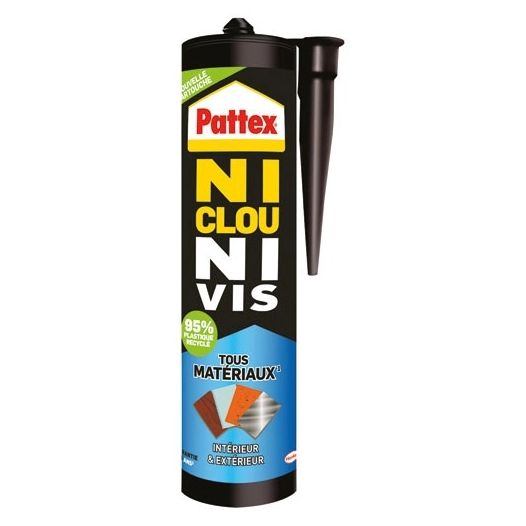 ni clou ni vis tous matériaux intérieur et extérieur cartouche 450 g - pattex