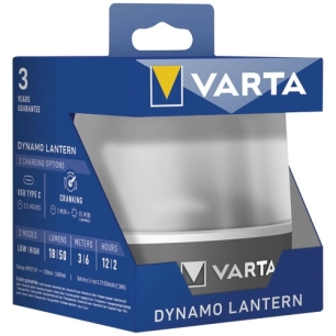 lanterne dynamo hybride rechargeable - varta