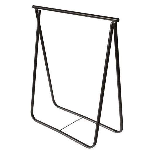 treteau métallique primo noir 74 x 62 cm - cqfd