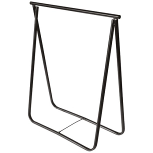 treteau métallique primo noir 74 x 62 cm - cqfd