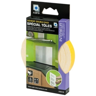 mousse adhésive double face intérieur 19 mm x 6 m - cqfd