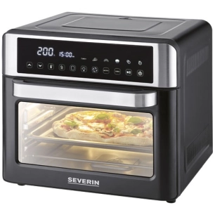 mini four et friteuse airfryer multifonction 12en1 2200w 25l 12prog ecr - severin
