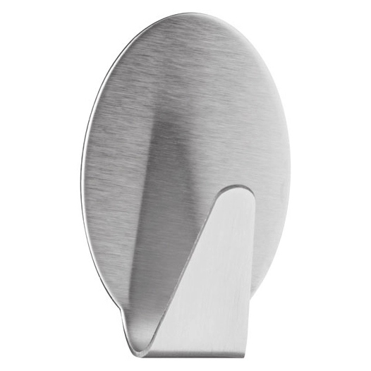 crochet adhésif permanent oval métal large x 2 - tesa