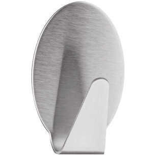 crochet adhésif permanent oval métal large x 2 - tesa