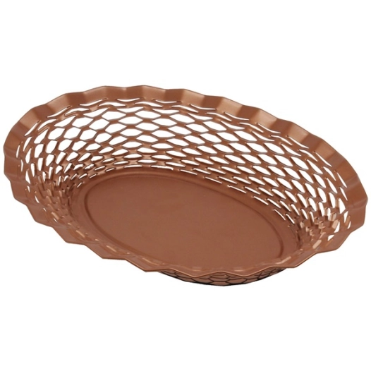 corbeille à pain 25 x 18 cm cuivre - vintage - roger orfevre