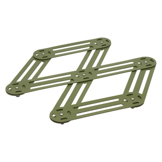 dessous de plat extensible kaki - vintage - roger orfevre