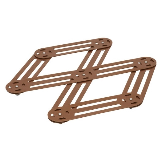 dessous de plat extensible cuivre - vintage - roger orfevre