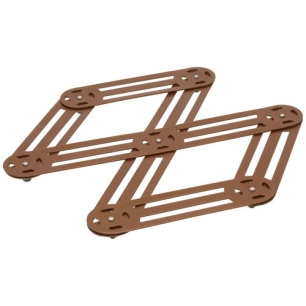 dessous de plat extensible cuivre - vintage - roger orfevre