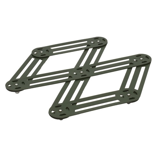 dessous de plat extensible vert sapin - vintage - roger orfevre