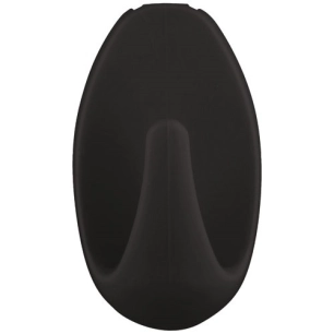 crochets adhésif déco noir petit oval x 3 - tesa