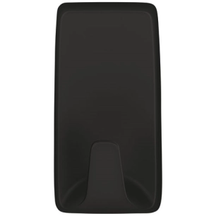 crochet adhésif déco noir rectangulaire grand format x 3 - tesa