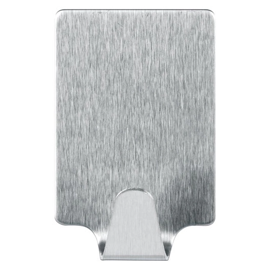 crochet adhésif permanent métal rectangle large x 2 - tesa