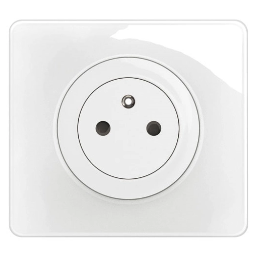 prise 2p+t surface confort avec plaque complet blanc - legrand