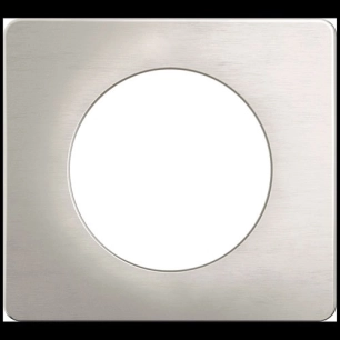 céliane plaque1p alu satiné - legrand