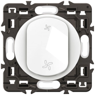 céliane poussoir commande vmc 6 a composable blanc - legrand