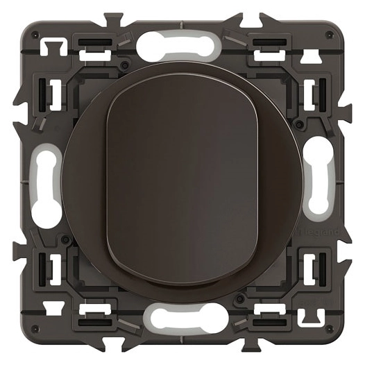 céliane interrupteur va et vient 10 a composable noir - legrand