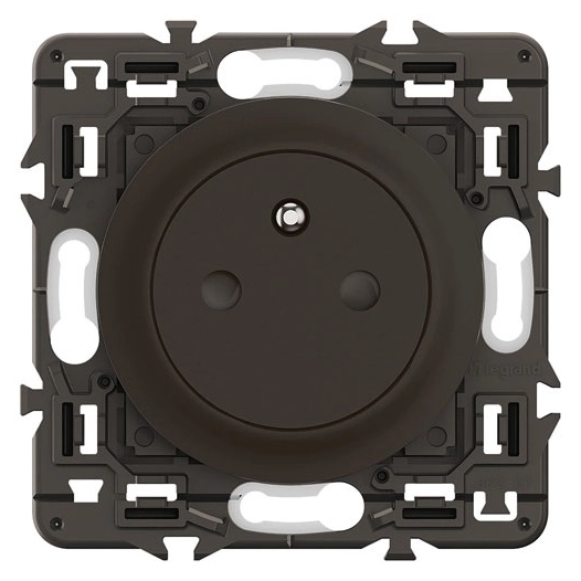 céliane prise 2p + terre surface confort composable noir - legrand