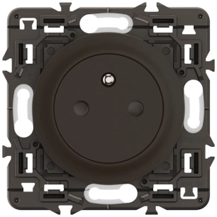 céliane prise 2p + terre surface confort composable noir - legrand