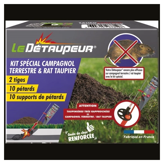 Kit Campagnols / Rat Taupier compatible avec Le Détaupeur - le detaupeur
