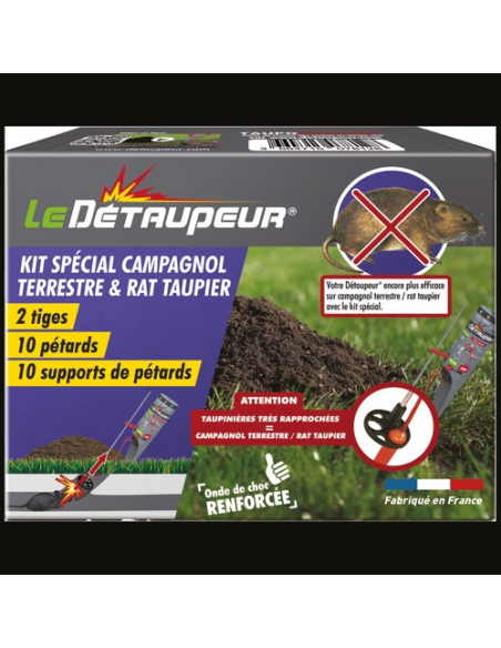 Kit Campagnols / Rat Taupier compatible avec Le Détaupeur - le detaupeur