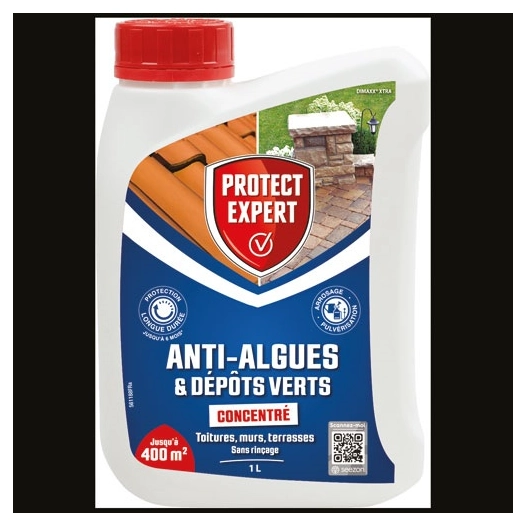 anti algues et dépôts verts concentré 1 l - protect expert