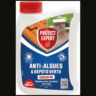 anti algues et dépôts verts concentré 1 l - protect expert