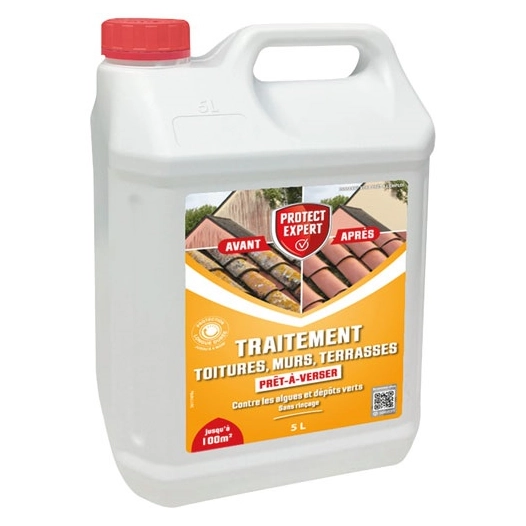 traitement algicide prêt à verser 5 l - protect expert