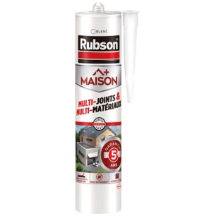 mastic maison multi usages multi materiaux blanc 280 ml - rubson