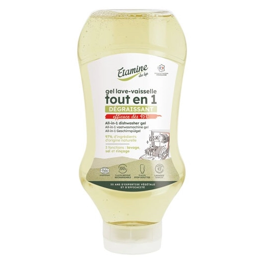 gel lave vaisselle tout-en-1 870 ml - etamine du lys