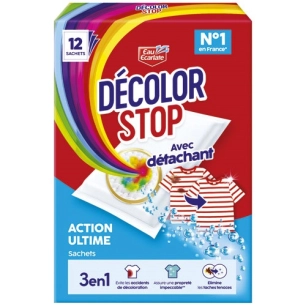 décolor stop avec détacheur 3-en-1 x 12 - eau ecarlate