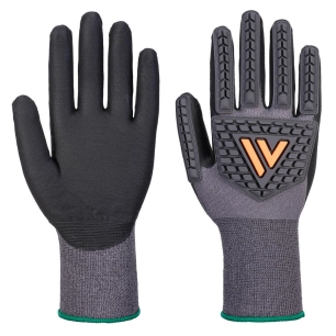 gant impact grip 15 nitrile - taille m - noir - portwest