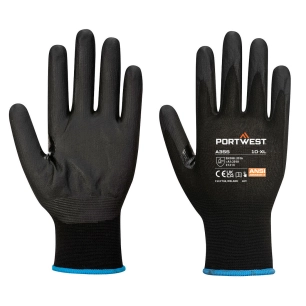 gant pour écran tactile en mousse nitrile (paquet de 12 paires) - npr15 - taille m - noir - portwest