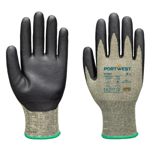 gant arc grip 18c niveau 1 - taille xxl - vert/noir - portwest