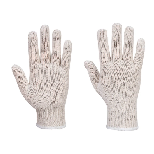 sous-gants tricot (288 paires) - taille l - blanc - portwest