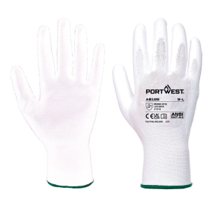 gant paume en pu (288 paires) - taille m - blanc - portwest
