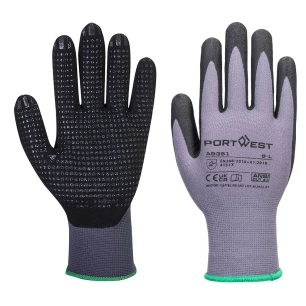 dermiflex essential multipack (pk12) - taille xxl - gris/noir - portwest