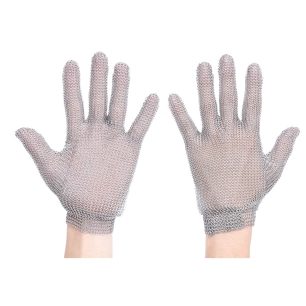gant en cotte de mailles - taille xs - argent - portwest