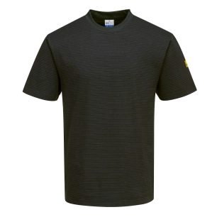 t-shirt antistatique esd - taille 4xl - noir - portwest