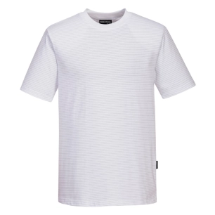t-shirt antistatique esd - taille 5xl - blanc - portwest
