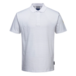 polo antistatique esd - taille 4xl - blanc - portwest