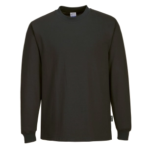t-shirt à manches longues antistatique esd - taille m - noir - portwest