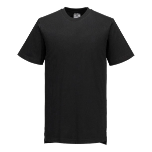 chef cotton meshair t-shirt - taille m - noir - portwest