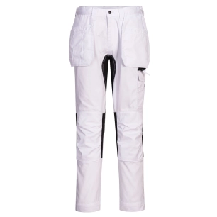 Pantalon stretch wx2 holster - taille 52 - blanc - PORTWEST
