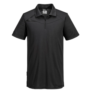 polo dx4 - taille l - tout noir - portwest