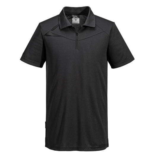 polo dx4 - taille s - tout noir - portwest