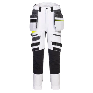 dx4 Pantalon à poche de holster détachable pour femmes - taille 36 - blanc - PORTWEST