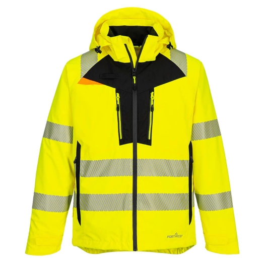 dx4 veste de pluie haute visibilité - taille 6xl - jaune - portwest