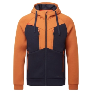 sweat à capuche zippé dx4 - taille xxxl - rouille - portwest